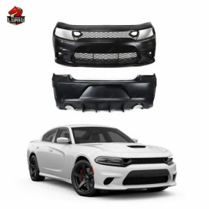 Car Bumpers |   2015-2023 PP Material SRT Style Body Kit for Dodge Charger Car Front Bumper Rear Bumpers Bodykit