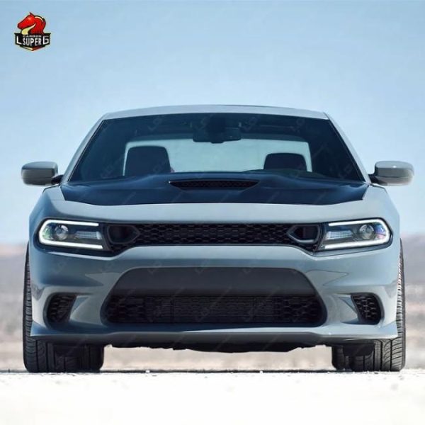 Car Bumpers |   2015-2023 PP Material SRT Style Body Kit for Dodge Charger Car Front Bumper Rear Bumpers Bodykit