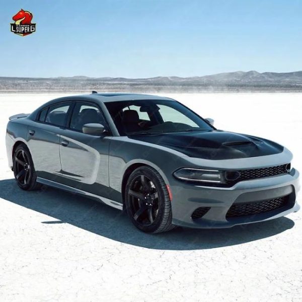 Car Bumpers |   2015-2023 PP Material SRT Style Body Kit for Dodge Charger Car Front Bumper Rear Bumpers Bodykit