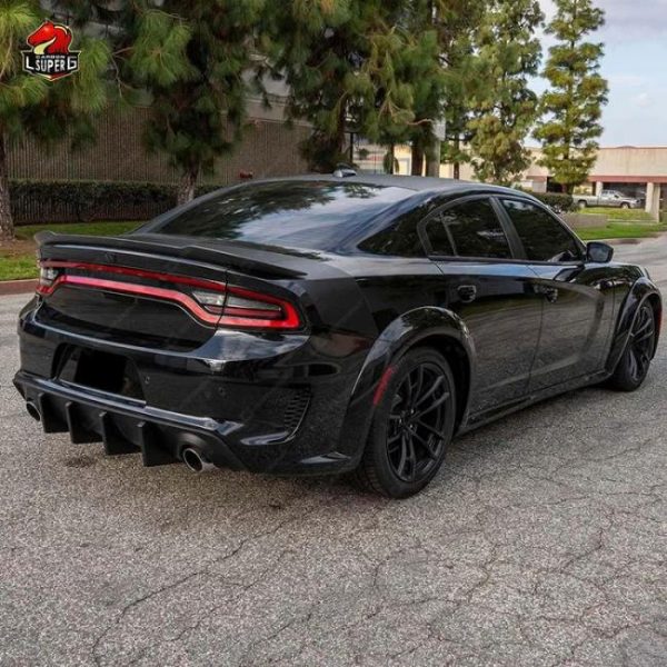 Car Bumpers |   2015-2023 PP Material SRT Style Body Kit for Dodge Charger Car Front Bumper Rear Bumpers Bodykit