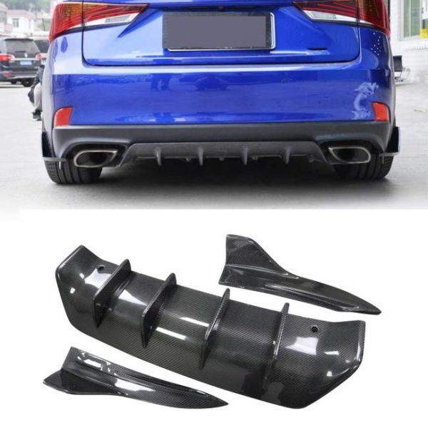 Car Bumpers |   Artisan style carbon fiber car bumpers rear diffuser for Lexus IS High quality