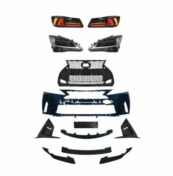 Car Bumpers |   Auto Body Kit Car Grille Front Bumper IS Upgard to 2020 Front Bumper for Lexus IS 2006-2012