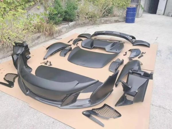 Car Bumpers |   BTC High quality car bodykit For McLaren MP4-12C Upgraded To 650S front rear bumpers Side Skirts Engine Hood