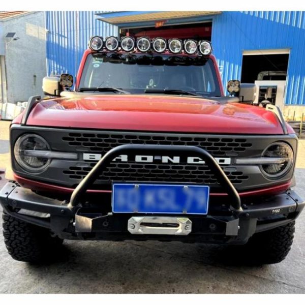 Car Bumpers |   Car Exterior Decoration HS-BR-005 Bronco auto parts front bumper for ford bronco 2022-2023