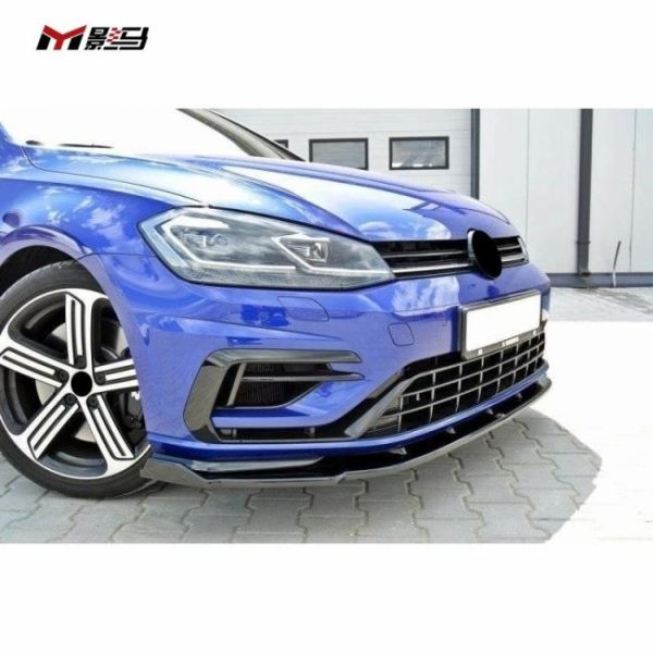 Car Bumpers |   CS style Front Lip Car Body Kit Front Bumper Lip Spoiler For vw vii golf 7 7.5 mk7 mk7.5 car accessory