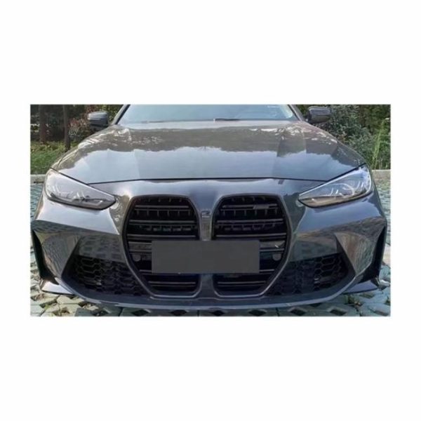 Car Bumpers |   For BMW 4 Series G22/G28 Modified M4 Style Front Bumper With Grill For BMW Body Kit Car Bumper 2020 +