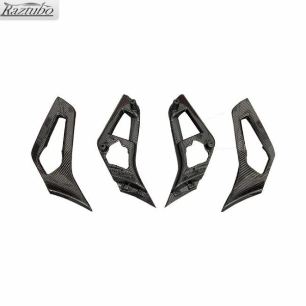 Car Bumpers |   Hot sale OEM style dry carbon fiber cars bumper body kit front lips side skirt diffuser spoiler for Lambor Aventador S LP740