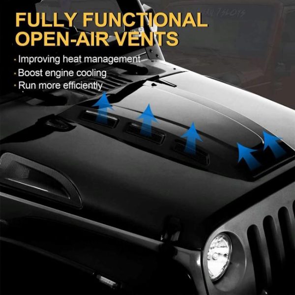 Engine Hoods |   Avenger style engine bonnet Car Offroad 4×4 Auto Accessories Car Hood for Jeep Wrangler JK