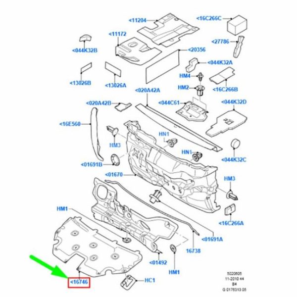 Engine Hoods |   Car Inner Hood Insulator 8M51A16746AB LQ-FKS-145 for Ford Focus MK2 09-11 Front Engine Hood Insulation