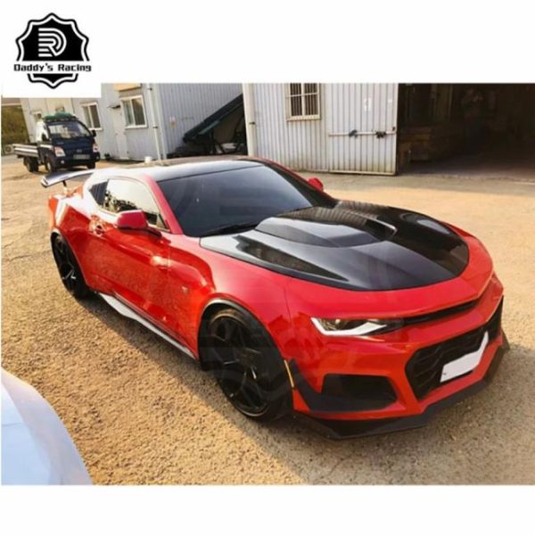 Engine Hoods |   Carbon Fiber Front Hood Fit For 2017-2018 Camaro Z Style Engine Cover Bonnet Car Tuning High Quality