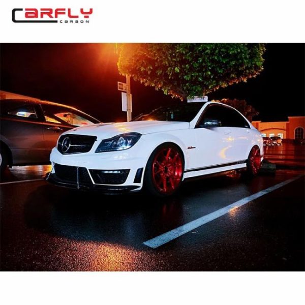 Engine Hoods |   Carbon fiber hood for W204 c63 amg Engine cover in stock