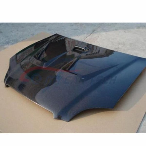 Engine Hoods |   For 1996-1998 Honda Civic EK3 Vent Carbon Fiber Hood carbon scoop car engine cover bodykit bonnet