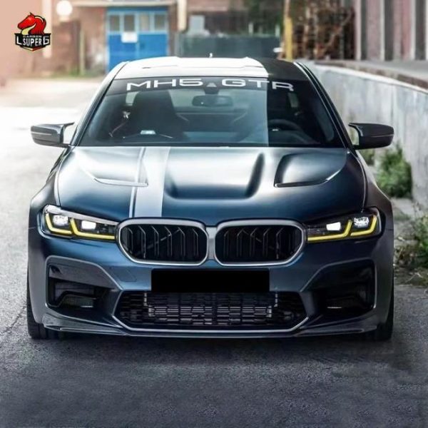 Engine Hoods |   High Performance Aluminum Bonnet Hood For BMW 5 Series G30 G38 Upgrade to M5 CS Style Engine Hood Bonnet 2018-2022