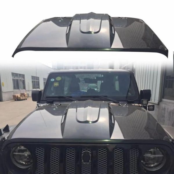 Engine Hoods |   JL1065 avenger bonnet hood engine cover for jeep jl 2018