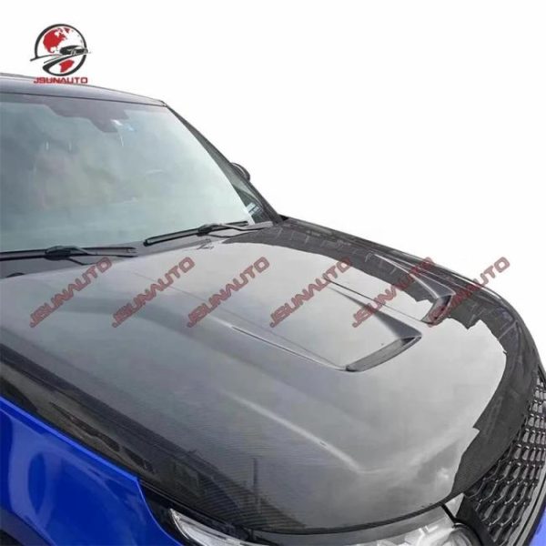 Engine Hoods |   Popular L494 Sport SVR Style Carbon Fiber Engine Cover Hood For Range Rover Sport 2014-2022 Hood Bonnet