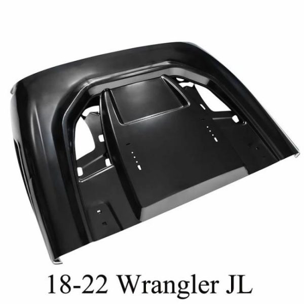 Engine Hoods |   VISHN fit for Jeep 2018-2023 Wrangler JL Hellcat Style Engine Hood Cover Bonnet Engine Protecter Steel