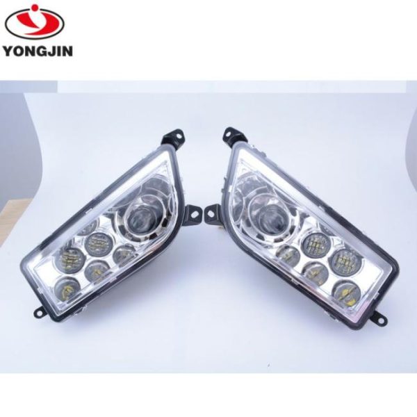 LED Headlights |   chrome LED Headlight for Polaris General 1000 XP Turbo RZR 900 2015-2018