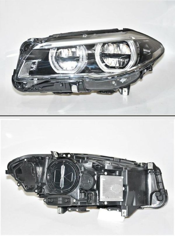 LED Headlights |   F10 Headlight for bmw f10 5 series full led headlight upgraded to Angel Eyes LED daily running lights 2010-2017