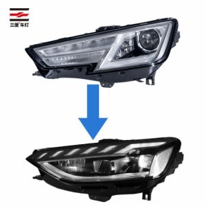 LED Headlights |   Factory direct sales -For Audi A4B917-19 Xenon modified headlight Old Upgrading New AUDI A4B10 20-23 Matrix –Need to change rod