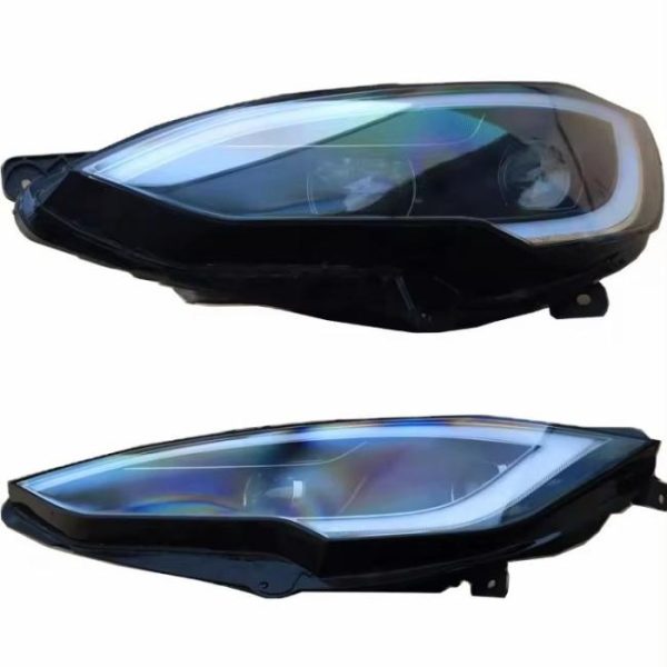 LED Headlights |   For Tesla Model S new 19-24 three-generation car LED headlights original car high-brightness daytime running headlights