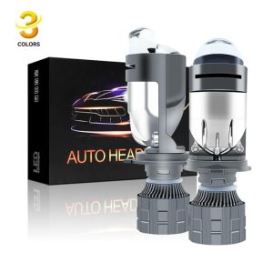 LED Headlights |   Popular Car Accessories H4 Car LED Projector Lens 150W Auto Lighting System LED H4 Mini BiLED Lens Headlight Bulb