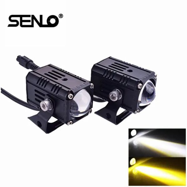 LED Headlights |   SENLO  Motorcycle lights motorcycle led laser gun dual color mini driving light led driving/fog light