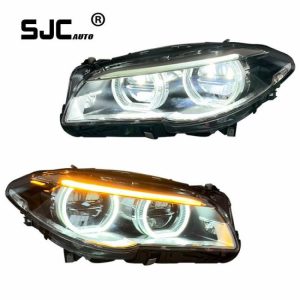 LED Headlights |   SJC Auto Fit For BMW 5-Series Headlights Assembly 2011-2017 5-Series F10 F18 Modified LED Headlights Daytime running lights