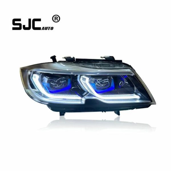 LED Headlights |   SJC Auto for BMW 3-Series E90 Headlights Assembly New Style Modification 2005-2012 LED Lens Daytime Running Light