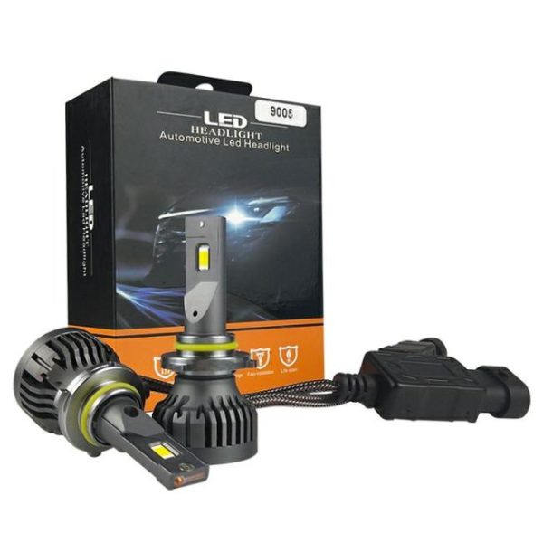 LED Headlights |   wholesale 9006 9007 9012 6000k 55W D18 3570 csp led headlight bulbs 6000lm 8000lm