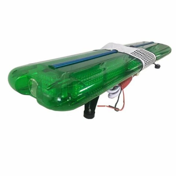 Other Light Bars |   120 watts DC 12V   Ambulance Green LED Light  Warning light bar with siren horn speaker