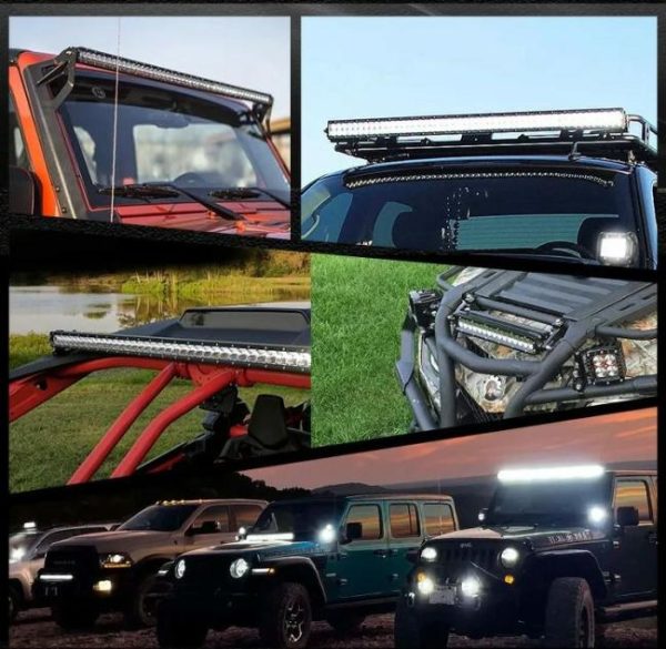 Other Light Bars |   21 inch 100w single row led bar light 5d led truck light bars waterproof