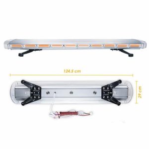 Other Light Bars |   42.5 inch red blue white amber emergency fire truck tower strobe warning light bar