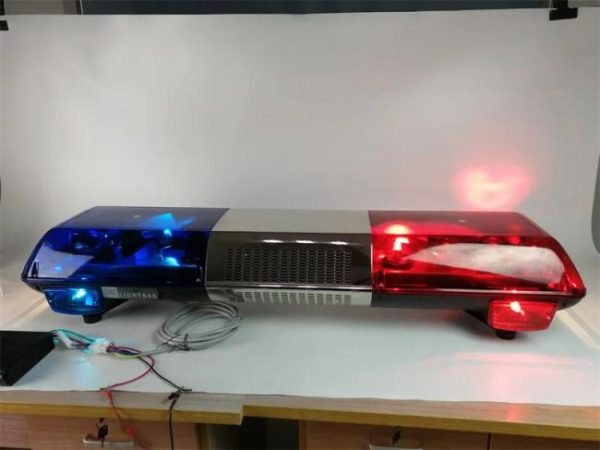 Other Light Bars |   47inch Red and Blue Strobe Ambulance Rotating Warning Light bar Halogen Lightbar with siren speaker