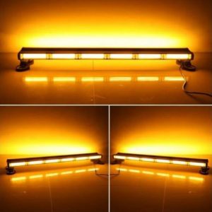 Other Light Bars |   Double sides magnetic mount COB LED bar light roof magnetic mount car flash strobe light COB LED emergency warning strobe beacon