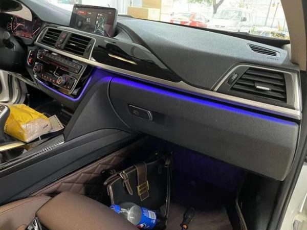 Other Light Bars |   For BMW 3 Series F30 F35 14-19 11-color Ambient light interior door ambient light through central control Atmosphere LED strip