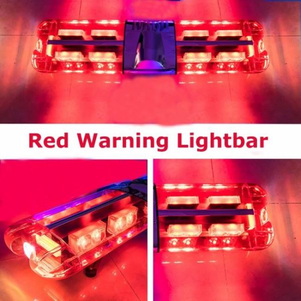 Other Light Bars |   Full size dc12v led ambulance emergency rotating light bar with siren speaker