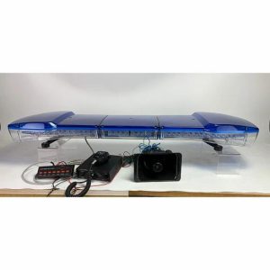 Other Light Bars |   Golddeer 47 inch Blue Led full size light bar with siren speaker and controller TBD14226-22a