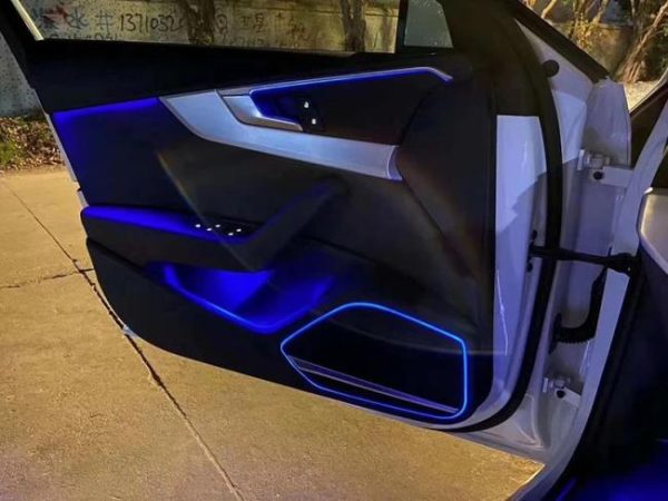 Other Light Bars |   Led car speaker ambient For Audi A4 a5 B9 Luminous Door Speaker Cover Audio Cover Ambience Light 32 Color