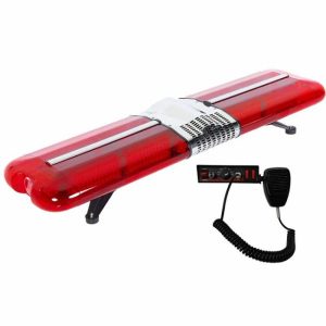 Other Light Bars |   Red LED Roof Light Bar emergency light Fire truck warning light with siren speaker