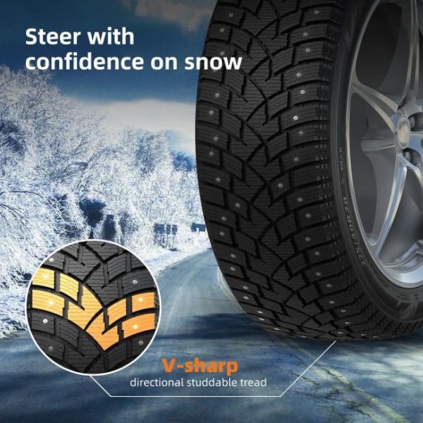 Passenger Car Tires |   Big Size 20inch 20″ Passenger Car Tire Winter Tyre Studded Tires