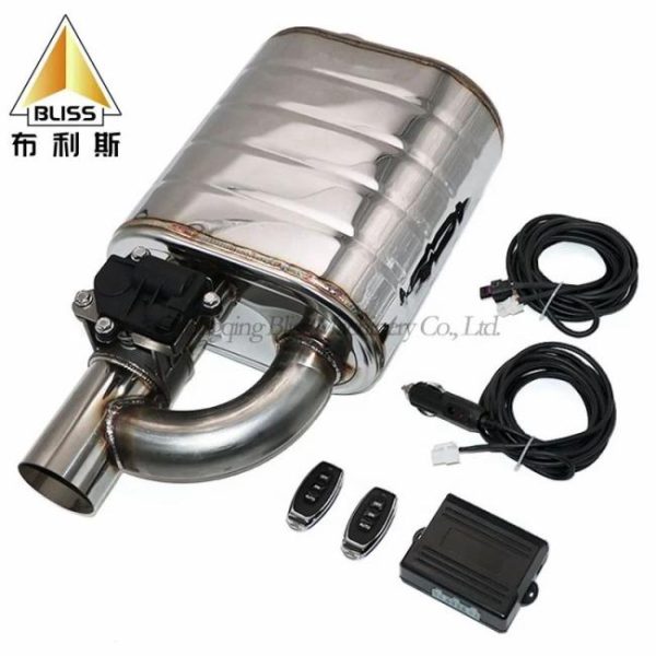 Tuning Exhausted Systems |   Car Exhaust System Modified Vacuum Valve Control Stainless Steel Valve Drum Diameter 51Mm 63Mm 76Mm Automobile Exhaust Pipe