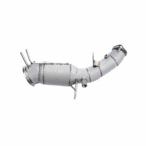 Tuning Exhausted Systems |   CSZ Tuning Catalytic Converter 100/200/300 cells for Cadillac CT5 CT6 2.0T catted downpipe with heat shield