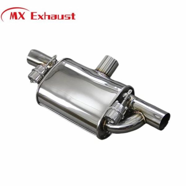 Tuning Exhausted Systems |   Customizable 2.5 inch Universal vacuum valved T pipe Electric Valvetronic Exhaust Muffler for sport car