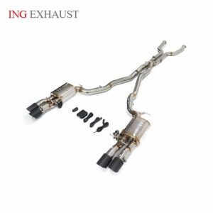 Tuning Exhausted Systems |   ING auto performance parts SUS304  Catback Exhaust Pipe Valve For BMW M5 E60 E61 Muffler With Valve Car Accessories E60 Exhaust