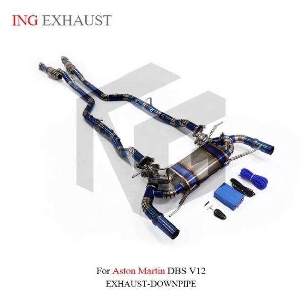 Tuning Exhausted Systems |   ING exhaust pipe titanium alloy exhaust valvetronic exhaust for 2011-up Aston Martin 6.0L V8 V10 DB11 DBX DBS Vantage