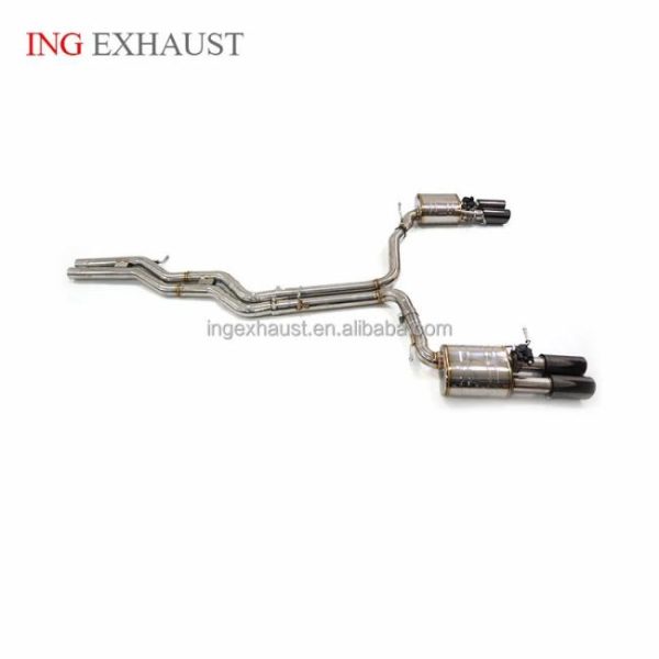 Tuning Exhausted Systems |   ING Exhaust System Performance Stainless Steel Catback for Audi S6 S7 C8 2.9T Auto Tuning  Pipes Exhaust System