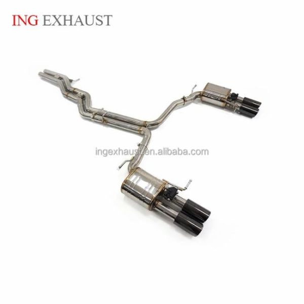 Tuning Exhausted Systems |   ING Exhaust System Performance Stainless Steel Catback for Audi S6 S7 C8 2.9T Auto Tuning  Pipes Exhaust System