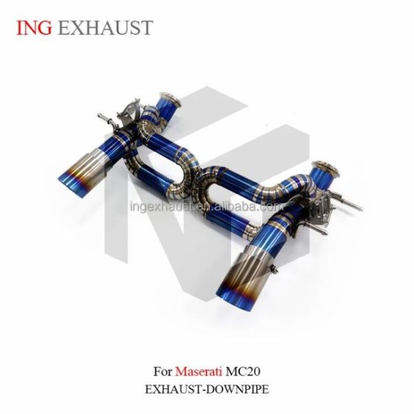 Tuning Exhausted Systems |   ING new product For Maserati mc20 titanium Alloy Exhaust high percarmance System valvetronic cat-back tuning auto parts