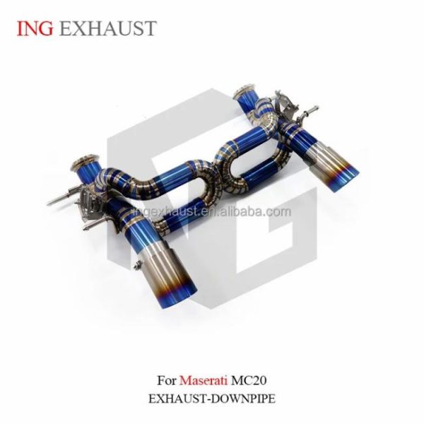 Tuning Exhausted Systems |   ING new product For Maserati mc20 titanium Alloy Exhaust high percarmance System valvetronic cat-back tuning auto parts