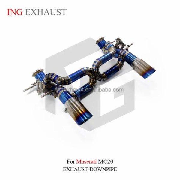 Tuning Exhausted Systems |   ING new product For Maserati mc20 titanium Alloy Exhaust high percarmance System valvetronic cat-back tuning auto parts